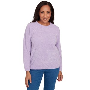 Alfred Dunner Women's Cable Chenille Pullover Sweater - 1 of 4