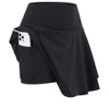 Women's Tennis Skirts High Waist with Pocket Athletic Ruffle Golf Skorts Skirts for Women Casual Workout - 2 of 4