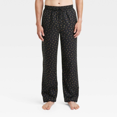 Men's Big & Tall Fruit Print Flannel Pajama Pants - Goodfellow & Co™ Black  Xlt : Target