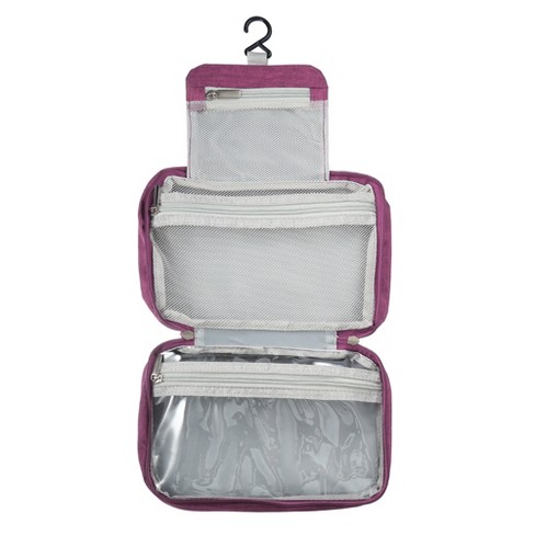 Unique Bargains Portable Waterproof Mini Makeup Bag 1 Pc Beige : Target