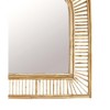Arched Cane Wall Mirror Natural Cane & Glass by Foreside Home & Garden - 3 of 4