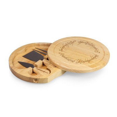 Toscana Lord of the Rings Brie Cheese Charcuterie Board and Tools Set
