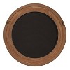 28" x 28" Maddigan Wood Framed Wall Mirror Rustic Brown/White - Kate & Laurel All Things Decor - 4 of 4