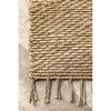 Nuloom Dahlia Casual Jute Tassel Area Rug, 4' x 6', Natural - 4 of 4