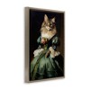 Stupell Industries Cat in Elegant Dress Floating Frame Canvas Art - 2 of 4