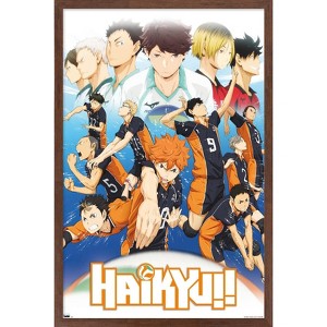 Trends International Haikyu!! - Key Art 2 Framed Wall Poster Prints - 1 of 4
