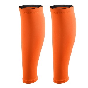 Unique Bargains Calf Compression Sleeve Leg Compression Socks Sore Muscles Polyester 1 Pair - 1 of 4