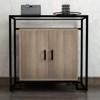 Sideboard Buffet Storage Cabinet, 2 Door Accent Console Table with Ample Storage Space & Steel Frame - 4 of 4