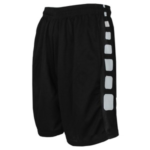 Galaxy By Harvic Men's Moisture Wicking Mesh Shorts With Side Trim Design - 1 of 2