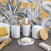 Evideco French Home Goods Bathroom Accessories with Natural Accents, Modern 6-piece Set - 2 of 4