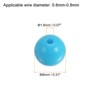 Unique Bargains Loose Craft DIY Earring Necklace Making Acrylic Round Beads 1700 Pcs - 2 of 4