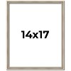 PosterPalooza | Classic Modern Silver Picture Frame - UV Acrylic, Foam Board Backing, Hanging Hardware - 2 of 4