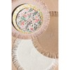 Set of 4 Ivory Fringed Placemats - Shiraleah - 3 of 4
