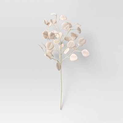 28" Artificial Eucalyptus Stem White - Threshold™