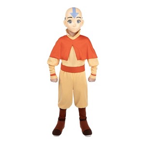 Avatar Boys' Aang Halloween Deluxe Costume Jumpsuit - 1 of 2