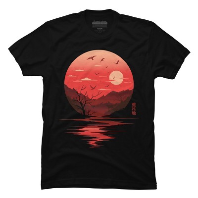 Men's Design By Humans Wilderness By StevenToang T-Shirt