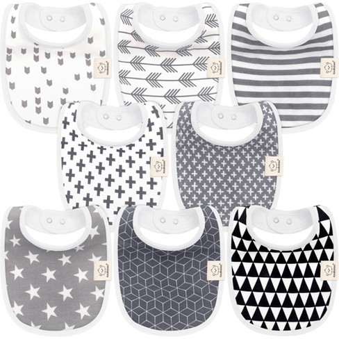 Keababies 8pk Organic Baby Bibs For Boy Baby Drool Bib For Baby