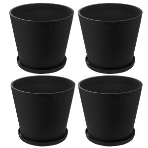 Kozyard Planter Indoor Outdoor Plant Pots with Tray Collecting Water for Tall Plants, Flowers - 1 of 4