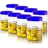 The Wine Savant Hand Blown Mexican Blue Rim Drinking Glasses, Perfect Addition to Home Bar, Unique Style & Decor - 6 pk - 4 of 4