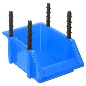 Unique Bargains Plastic Stackable Garage Closet Organization Shelf Bins - 1 of 4