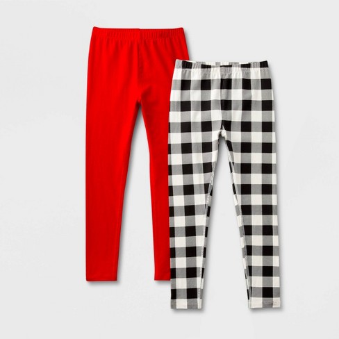 Girls buffalo shop plaid leggings