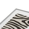 Megan Galante Painted Zebra Metal Framed Art Print - Deny Designs - 3 of 4
