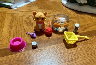 Barbie Pet and Accessories Set Kitten with Motion and 10 Plus pc