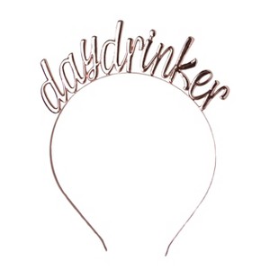 Jollity & Co. - Day Drinker Headband - Pack of 1 Metal Headband - 1 of 2