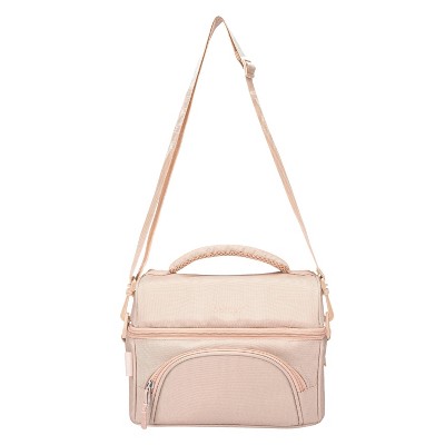 Sand Insulated Nylon Adult Tote Lunch Bag