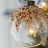 YOOCOZZ Trendy Household Christmas Decoration Set,  Multi-colour Xmas Tree Ball Ornaments, Classic Glass Decorative Hanging Ball Ornaments - 3 of 4