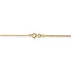 Black Bow Jewelry 0.9mm 14k Yellow Gold Box Chain w/Spring Ring Necklace - 4 of 4