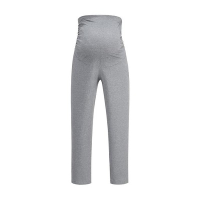 Women's Maternity Comfortable Fit Pants Stretchy Lounge Workout Overbelly Pants Casual Loose Comfy Pregnancy Joggers