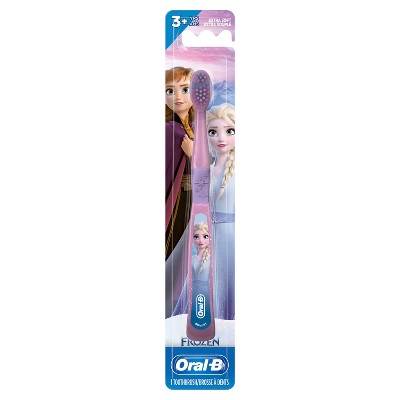 Oral-B Kid's Toothbrush featuring Disney's Frozen, Soft Bristles, for Children and Toddlers 3+, 1 Count