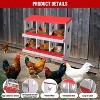 Metal Chicken Nesting Boxes, Nesting Boxes with Metal Legs, Chicken Laying Box with Roll Out Egg Collection with Vented Holes - 4 of 4