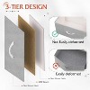Dresser with 3 Drawers, Fabric Nightstand, Organizer Storage Dresser for Bedroom, Hallway, Entryway, Closets - 4 of 4