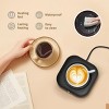 FAAYFIAN Electric Coffee Mug Warmer for Office Desk, 24W Cup Warmer with 3 Heat Settings & LED Indicator, Beverage Warmer for Coffee & Tea - 4 of 4
