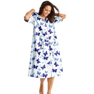 Dreams & Co. Short French Terry Robe - 1 of 4