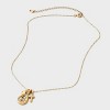 Bella Uno Bellissima 14K Gold Dipped Meadow Flowers with Cross and Heart Pendant Necklace - Gold - 3 of 4