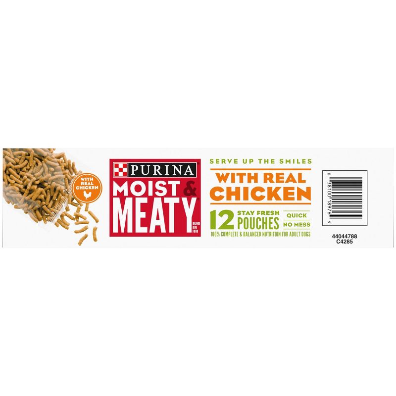 Moist &#38; Meaty Chicken Flavor Dry Dog Food - 12ct Pack, 6 of 8