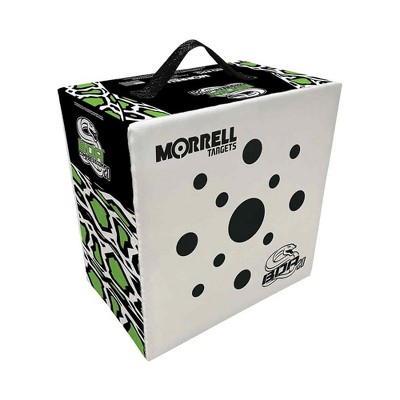 Morrell Targets BOA Compression Archery Target, 18 Inch Weatherproof Foam Block for Compound Bows and Crossbows, Field Points Only, White/Black