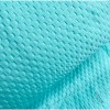 Home Mart Goods 71" x 71" - Blue Fabric Textured Glam luxury Shower Curtain With 12 Metal Hooks - 4 of 4