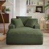 Dolonm 66" Deep-seated Armchair Recliner, Compressed Boneless Modern Sofa, Corduroy,No Assembly,for Living Room and Bedroom - 4 of 4