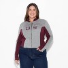 Women's Sporty Zip-Up Sweatshirt - Wild Fable™ - 2 of 3