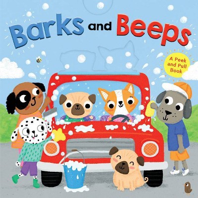 Barks and Beeps (Novelty Board Book) - by  Houghton Mifflin Harcourt