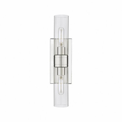 Ballston Urban - 2 Light Bath Vanity In Art Deco Style-3 Inches Tall and 18 Inches Wide