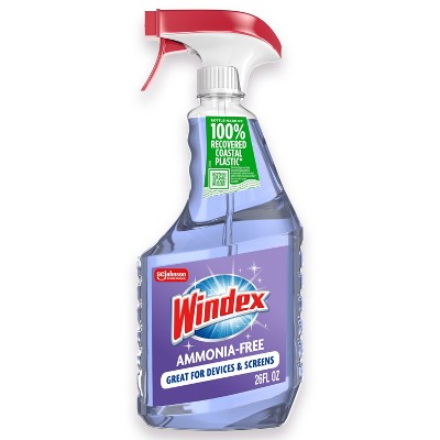 Windex Crystal Rain Scent Ammonia-Free Glass Cleaner Spray - 26oz