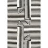 JONATHAN Y Anders High-Low MidCentury Modern Arch Stripe Two-Tone Indoor/Outdoor Area Rug - 2 of 4