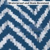 Washable Rug for Living Room, Neutral Boho Geometric Carpets with Non Slip TPR Backing - 3 of 4