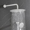 Shower System with Shower Head, Hand Shower, Slide Bar, Bodysprays, Shower Arm, Hose, Valve Trim, and Lever Handles - 2 of 4