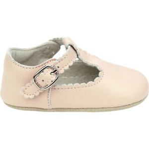 Gender Neutral Baby's Elodie Crib Mary Jane Shoes - L'Amour - 1 of 3